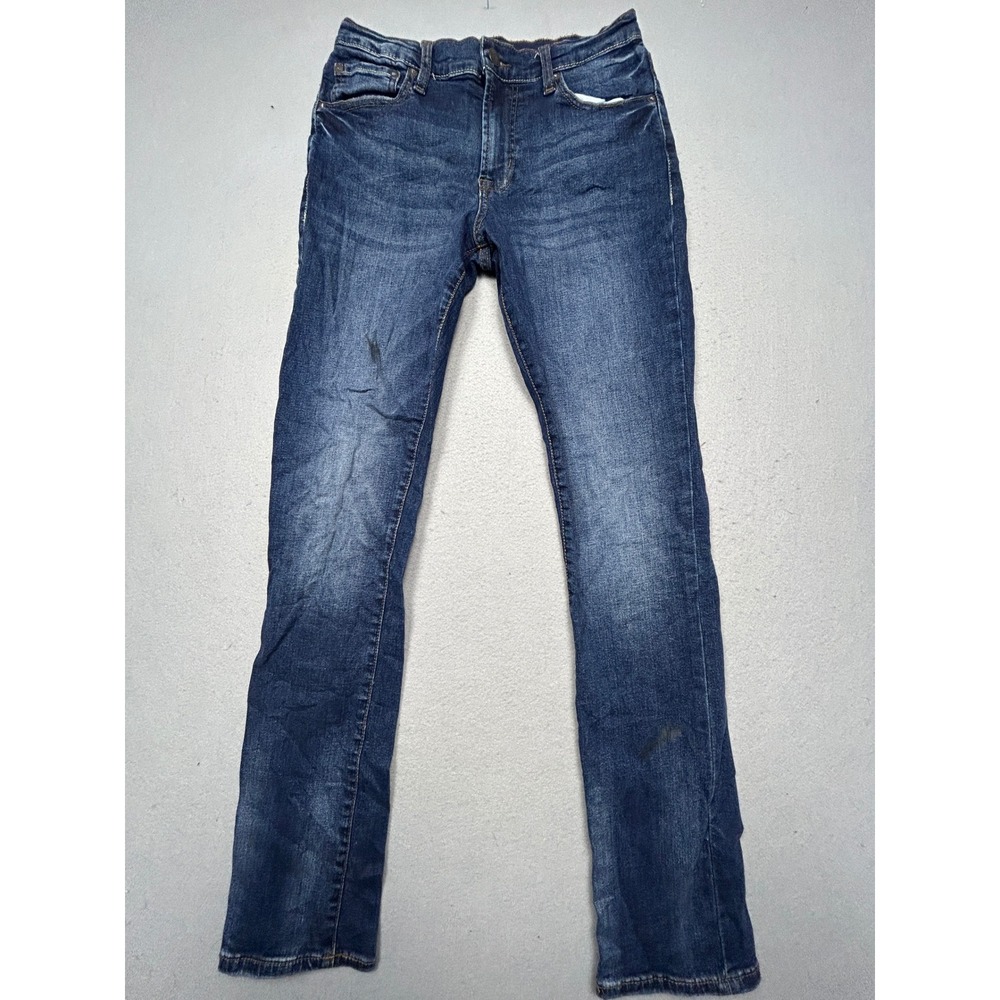 Aeropostale Slim Straight Denim Cotton Spandex Blue 28x32 Mens